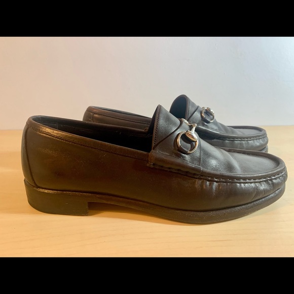 Gucci Horse-bit Accent Leather Dress Loafers - Picture 4 of 9